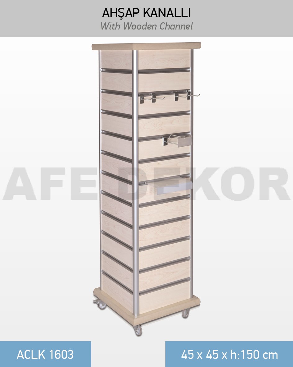 Ahşap Kanallı Stand