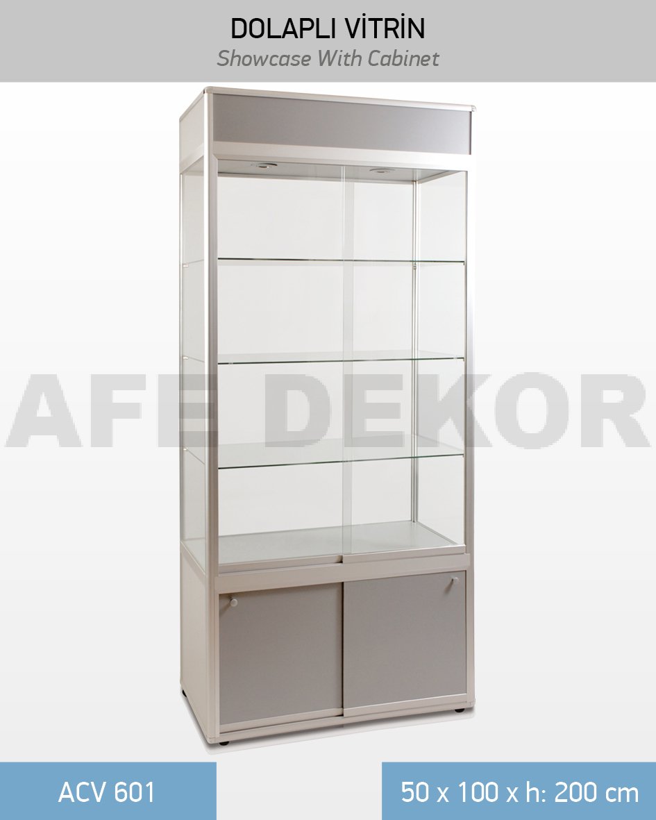 Camlı Dolaplı Vitrin
